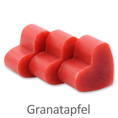 Sheep milk soap heart mini 8g, Pomegranate 