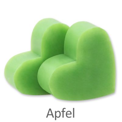 Schafmilchseife Herz mittel 23g, Apfel 