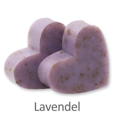 Schafmilchseife Herz mittel 23g, Lavendel 