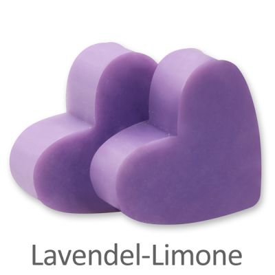 Sheep milk soap heart midi 23g, Lavender-lime 