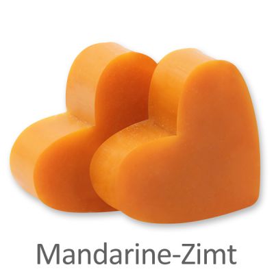 Schafmilchseife Herz mittel 23g, Mandarine-Zimt 