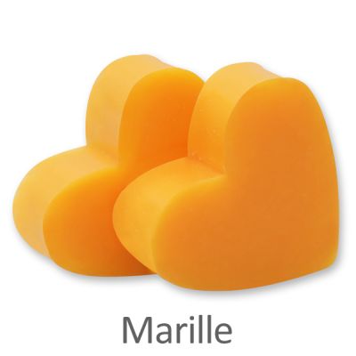 Sheep milk soap heart midi 23g, Apricot 