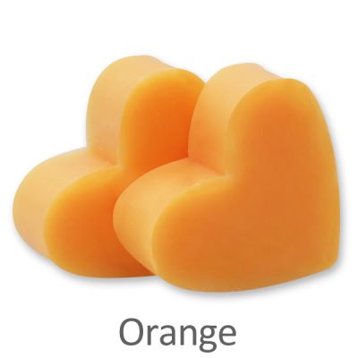 Sheep milk soap heart midi 23g, Orange 