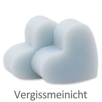 Schafmilchseife Herz mittel 23g, Vergissmeinnicht 