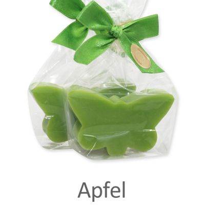 Sheep milk soap butterfly 38g in a cellophane, Apple 