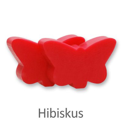 Sheep milk soap butterfly 38g, Hibiscus 