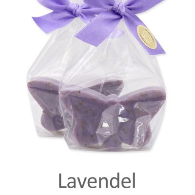 Sheep milk soap butterfly 38g in a cellophane, Lavender 
