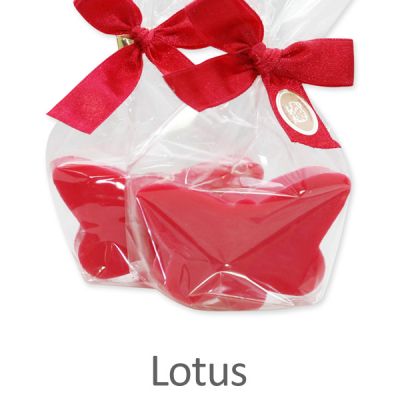 Sheep milk soap butterfly 38g in a cellophane, Lotus 