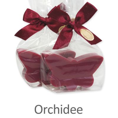 Sheep milk soap butterfly 38g in a cellophane, Orchid 