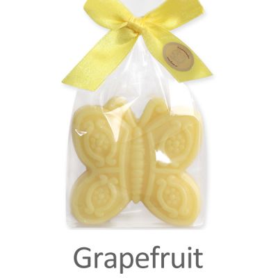 Schafmilchseife Schmetterling 60g in Cello, Grapefruit 