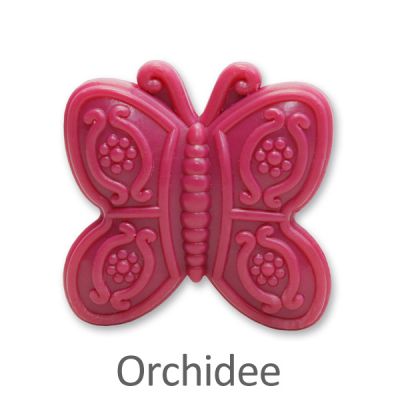 Schafmilchseife Schmetterling 60g, Orchidee 