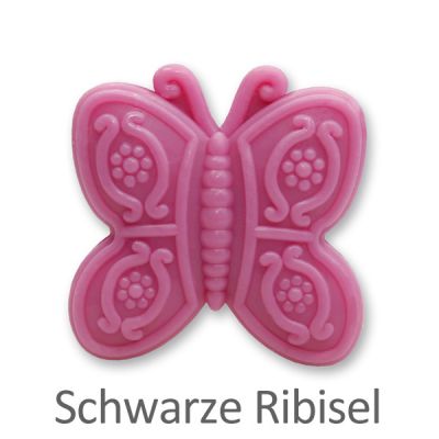 Schafmilchseife Schmetterling 60g, Schwarze Ribisel 