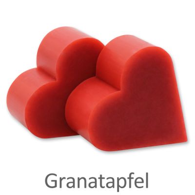 Sheep milk soap heart 65g, Pomegranate 