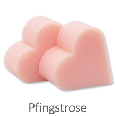 Sheep milk soap heart 65g, Peony 