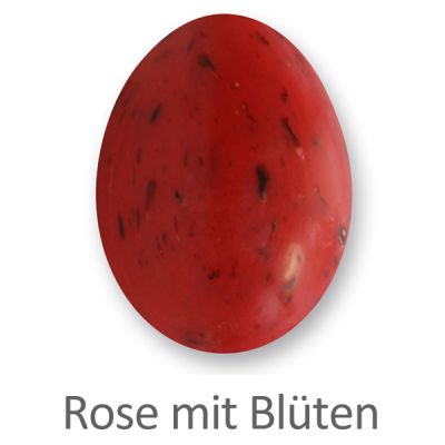 Schafmilchseife Ei 61g, Rose mit Blüten 