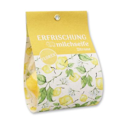 Sheep milk soap lemon 140g in a bag "Erfrischung" 