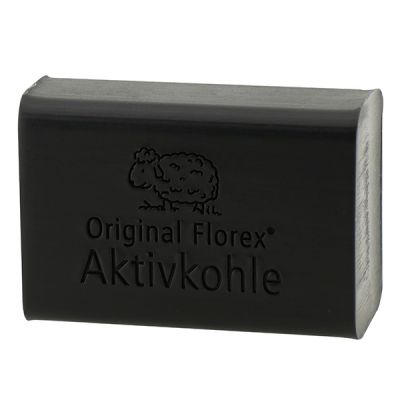 Activated carbon soap square with sheep milk 100g 