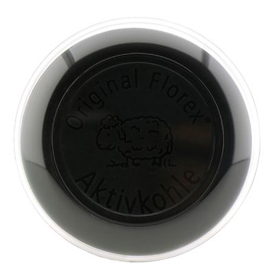 Activated carbon soap round with sheep milk in a box 100g 