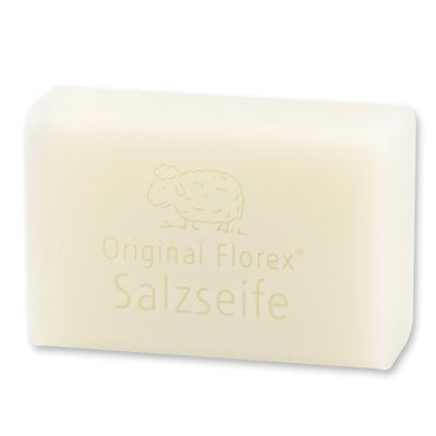 Salzseife eckig mit Schafmilch 100g 