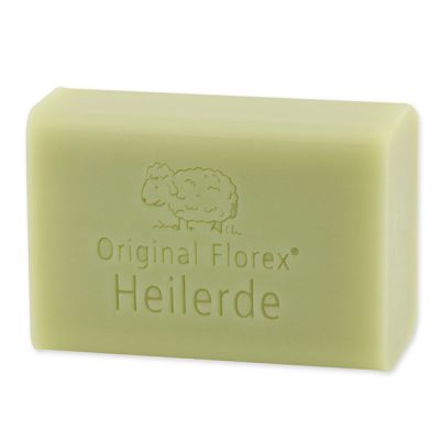 Healing clay soap square with sheep milk 100g 