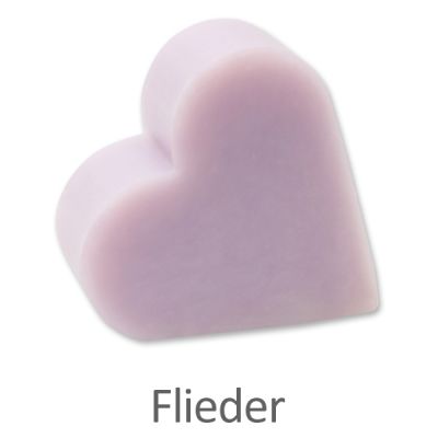 Sheep milk soap heart 85g, Lilac 