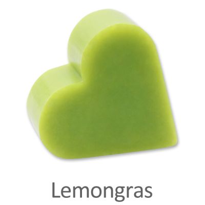 Schafmilchseife Herz groß 85g, Lemongras 