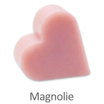 Schafmilchseife Herz groß 85g, Magnolie 