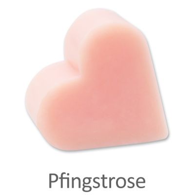 Sheep milk soap heart 85g, Peony 