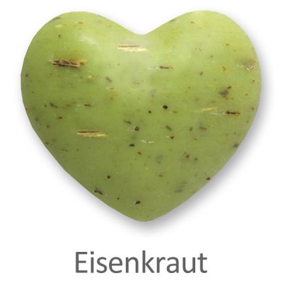 Sheep milk soap heart round 60g, Verbena 