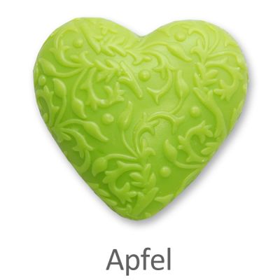 Sheep milk soap heart "Florex" 80g, Apple 
