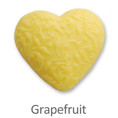 Sheep milk soap heart "Florex" 80g, Grapefruit 