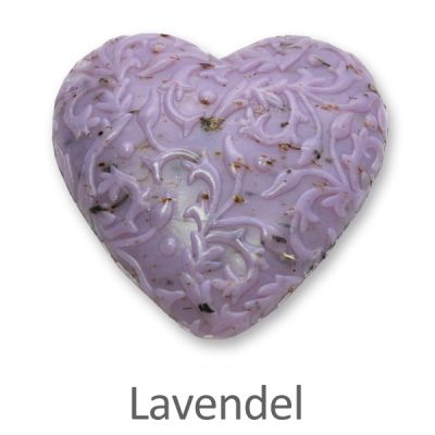 Schafmilchseife Herz Florex 80g, Lavendel 