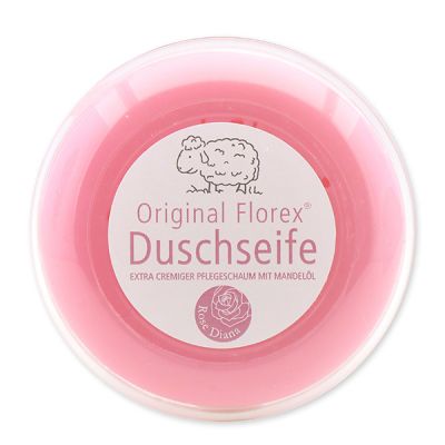 Duschseife mit Schafmilch rund 100g in der Dose, Rose Diana 