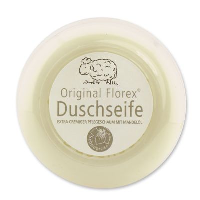 Duschseife mit Schafmilch rund 100g in der Dose, Schneerose 