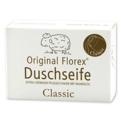 Duschseife mit Schafmilch eckig 100g in Papierschachtel, Classic 