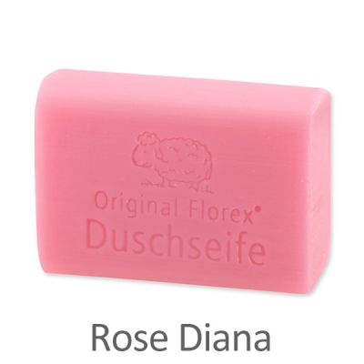 Duschseife mit Schafmilch eckig 100g, Rose Diana 
