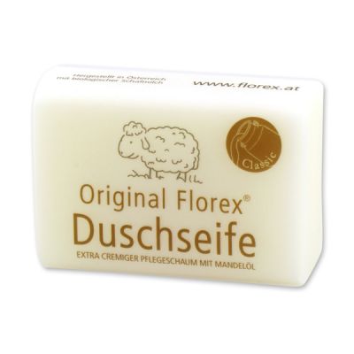 Duschseife mit Schafmilch eckig 100g mit Banderole, Classic 