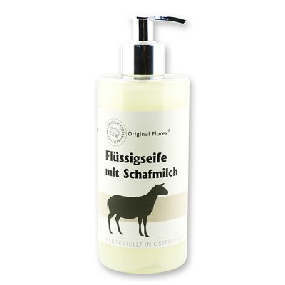 Liquid soap with sheep milk milk 400ml with label 