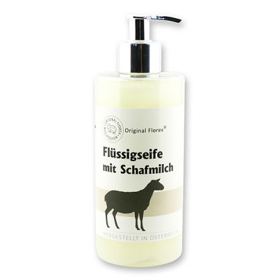 Liquid soap with sheep milk milk 400ml with label 