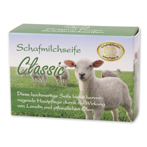 Sheepmilk soap square 100g paper box, Classic 