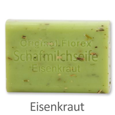 Schafmilchseife eckig 100g, Eisenkraut 