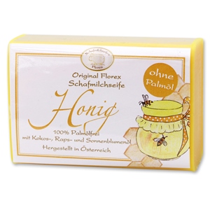 Sheep milk soap 100g without palm oil classic, Honey 