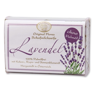 Sheep milk soap 100g without palm oil classic, Lavender 