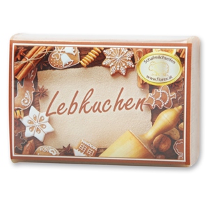 Schafmilchseife eckig 100g modern, Lebkuchen 