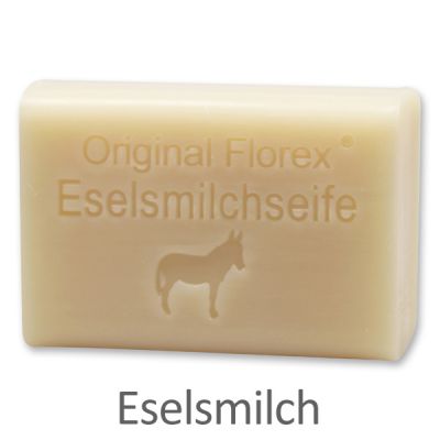 Milchseife eckig 100g, Eselsmilchseife 