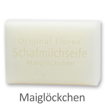 Schafmilchseife eckig 100g, Maiglöckchen 