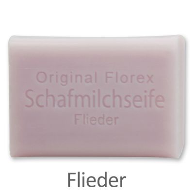 Schafmilchseife eckig 100g, Flieder 