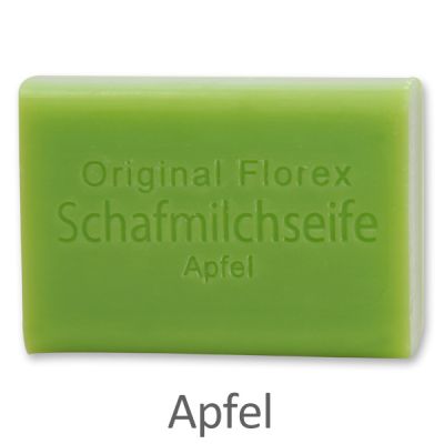 Schafmilchseife eckig 100g, Apfel 