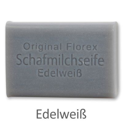 Sheep milk soap square 100g, Edelweiss silver 