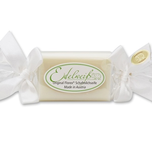 Sheep milk soap 100g "Soap bonbon" packed in a cellophane bag, Edelweiss 